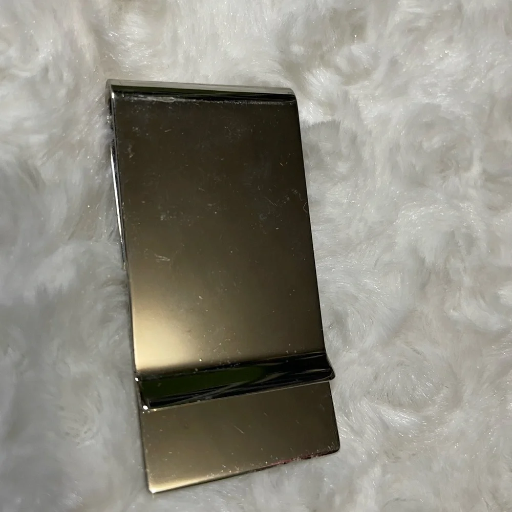 Gucci Silver Diamante Money Clip 🩶